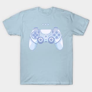 Cute game controller Blue T-Shirt